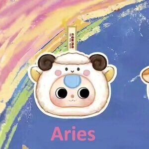 Baby Three Twelve Constellations Plush Pendant - Aries